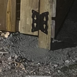 Concrete add-on for trash can enclosures