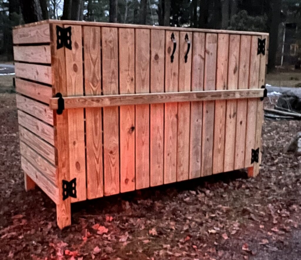 3-Can Trash Enclosure