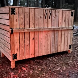 3-Can Trash Enclosure