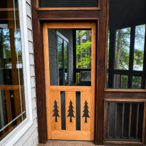 Decorative Hand-Made Screen Door