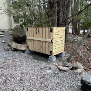 Custom-Sized Trash Can Enclosure