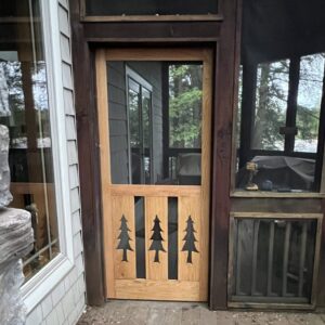 Decorative Hand-Made Screen Door