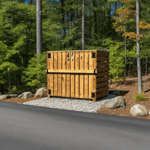 2-Can Trash Enclosure