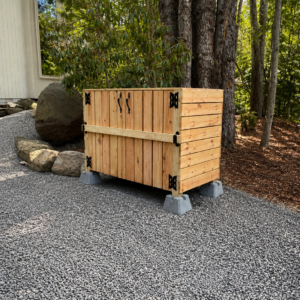 Custom-Sized Trash Can Enclosure